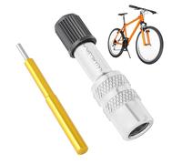 Adattatore per valvola anteriore per bicicletta - to Converter Nozzle | Portable Valve Extender for, Road Bike, Mountain Bike, Easy Inflation Tire Pump Accessories for Cyclists and Lightwei