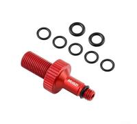 Adattatore per valvola dell'aria ammortizzatore posteriore in lega di alluminio, strumento per pompa per bicicletta, compatibile con RockShox Monarch XMM Marzocchi, strumenti di pompaggio IFP, nero e