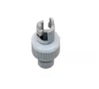 Adattatore per valvola dell'aria per barca gonfiabile per tubo della pompa del kayak, compatibile con valvole a 8 denti e 6 denti, diametro 19 mm, per accessori per kayak e barche gonfiabili (grigio