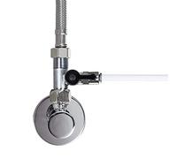 Adattatore Per Valvola Di Intercettazione Neues Wasser Group - Strumento Di Collegamento Dell'acqua Per Tubo A T, 3/8" Maschio X 1/4" Qc X 3/8" Dado, Organizer Per Frigorifero Affiancato