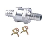 Adattatore per valvola di ritegno, protezione contro il riflusso in alluminio, flusso unidirezionale, connettore di bilanciamento della pressione, con 1 corpo in metallo compatto da 1/2", per sistemi
