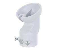 Adattatore per Ventilatore a Soffitto in Acciaio, Regolabile 45° | Staffa per Ventilatore Soffitto, Bianco, Montaggio Rapido, per Soffitti Inclinati e Volta Stile Casuale