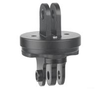 Adattatore per videocamera sportiva da bici compatibile con computer Garmin con connettore in lega di alluminio e interfaccia di montaggio in plastica per un fissaggio stabile