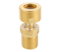 Adattatore per Vite Eccentrica Angolo Regolabile, in Rame Oro | Design a Piede Curvo, Installazione Flessibile, Tenuta Anti Perdita, Compatibilità Versatile per Bagno