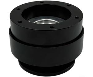 Adattatore per volante compatibile con MOZA TURN Direct Drive a sgancio rapido, in lega di alluminio lavorata con precisione e interfaccia stabile (nero)