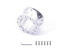 Adattatore Per Volante Sportivo Da 30 Mm E 50 Mm, Distanziale In Alluminio CNC Per Mozzo Auto Da Corsa(50MM-Silver)