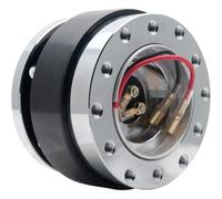 Adattatore per Volante Universale Riloer, Adattatore per Benna a Sgancio Rapido, Kit Boss (Nero)
