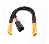 Adattatore per xt90 per UAV e RC con Punta Dritta Adattatore | Isolamento silicone per premium, resiste per calore estremo, flessibilità mantenuta, uso industriale(male to female)