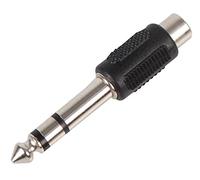 Adattatore, Phono SKT a 6.35 Jack P, ST, adattatori Inter-Series Connettori Qtà X 1