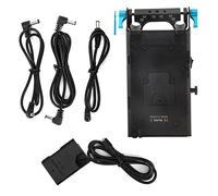 Adattatore Piastra Batteria con Supporto Virtuale EL14 Full Decode perD5300 D5600 D5200 D3400 D3100 D3300 D5100 D5500 con Morsetto per Asta a Doppio Foro da 15 Mm