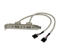 Adattatore Piastra USB A Femmina A 2 Porte StarTech.com
