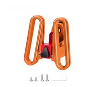 Adattatore pieghevole per bici, supporto per supporto a naso di maiale, staffa per portapacchi anteriore, adattatore per portapacchi per accessori pieghevoli (arancione)