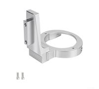 Adattatore Pig Nose Alluminio per Bici Pieghevole per dahon Adattatore | Capacità carico 8kg, base ovale stabile, doppio foro filettato, monta borse luci borracce, sicuro(silver adapt)