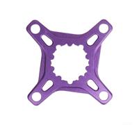 Adattatore Pignone 3 Fori per gxp 104BCD CNC per robusto Adattatore | Lega alluminio CNC, resistenza urti, compatibile per gxp 104BCD, finitura antigraffio, montaggio facile(3-Bolt Purple)