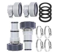 Adattatore Piscina Adattatore Tubo Piscina PC Clamp Acciaio Prevenzione Perdite Connessione Rapida SPA Idromassaggio Giardino Risolve Incompatibilità Pompe Manutenzione Costosa