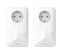 ADATTATORE PLC STRONG PowerLine 1000 Kit - 1000 Mbps, HomePlug AV2, 1 Porta Ethernet, Presa integrata