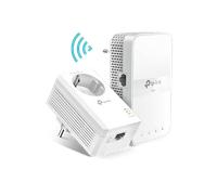 ADATTATORE PLC TP-LINK TL-WPA7617 KIT - 1200 Mbps, HomePlug AV2, 1 Porta Ethernet, Presa integrata, Velocità di trasferimento 1200 Mbit/s, Numero di porte 1,0