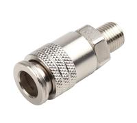 Adattatore pneumatico multiuso Raccordi del sindacato Costruzione in acciaio G1/4 Filettatura esterna Accessorio per utensili pneumatici Adattatore rapido pneumatico
