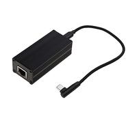 Adattatore POE a Type C da 5 V, 9 V, scheda Ethernet adattiva con base cavo da 10/100 Mbps, ricarica PD3.0