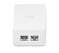 Adattatore POE Logitech 952-000074 Cat5e 30W Bianco 2 porte