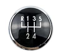 Adattatore pomello del cambio auto Car Styling Leva Del Pomello Del Cambio Stick Emblema Della Copertura Della Protezione Per 9N 9N2 GTI 2002 2003 2004 2005 2006 2007 2008 2009 2010(Nero,5 Speed)