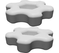 Adattatore Pomello Manuale per Bullone Esagonale 1/4-20 M6 Kit Conversione