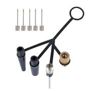 Adattatore Pompa Aria Bicicletta | Accessorio 4 Artigli Per Compressore Aria,Adattatore Ugello Gonfiatore | per Casa Officina Giocattoli Gonfiabili Ciclismo Pendolarismo Allenamento Lunga Distanza Fit