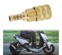Adattatore Pompa Gomme 8mm Ottone Rapida Adattatore Pompa Gomme | Design compatto 5.6x2x0.8cm, peso leggero 48g, per facile trasporto, ideale per kit auto