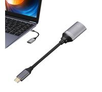 Adattatore porta di tipo C con adattatore HD, di tipo C a HD, cavo di conversione ad alta velocità, cavo schermato, supporta 4 K, plug and , video e audio, adatto per laptop e tabl
