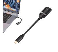 Adattatore porta di tipo C con HD, adattatore da tipo C a HD | Cavo di conversione ad alta velocità Cavi con lo stesso schermo | Supporta la trasmissione audio, video e 4K per laptop, ta