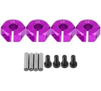 Adattatore portabici 12 mm 4 x, spessore 5 mm, viola, per auto RC HSP Sakura ...