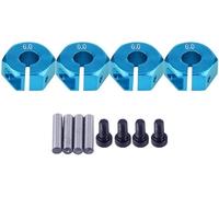 Adattatore portabici 12 mm 6 mm blu per auto RC 1:10 HSP Sakura set di 4
