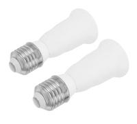 Adattatore Portalampada E27/e26 220v 4a, 2 Pezzi, Regolabile | PC Bianco, per Prese E27 e Portalampade a Sospensione, Ufficio e Garage
