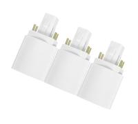 Adattatore Portalampada G24q a E27 3 Pezzi, Bianco Plastico | Conversione Semplice, Installazione Rapida, Uso Versatile, Prestazioni Stabili, per Uffici e Spazi Commerciali