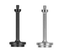 Adattatore portalampada GasTank Supporto luce in lega di alluminio G2 GasTank Campeggio Escursionismo Zaino in spalla (Nera)