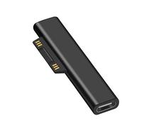 Adattatore, portatile da tipo C a PD adattatore connettore di ricarica rapida compatibile con Surface Pro 3/4/5/6/7 nero