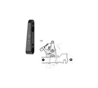 Adattatore posteriore Tektro flat mount 160 f-6 Noir