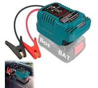 Adattatore Power Bank per Batteria Bosch BAT 18v, Adattatore Jump Starter per Auto, Jump Starter con Cavo di Avviamento, Adattatore Booster Batteria Portatile (Batteria Non Inclusa)
