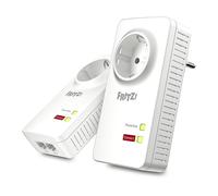 ADATTATORE POWERLINE GIGABIT CON PRESA INTEGRATA AVM 1220 Set, Velocità di trasferimento 1,200 Mbit/s, Numero di porte 1