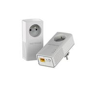 Adattatore PowerLine Netgear PLP1000-100FRS 1000 Mbit/s Pack 2 con presa integrata