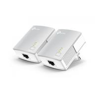 Adattatore powerline tp-link tl-pa4010kit starter kit conf.2pz x lan 500m - nano size, plug and play