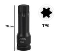 Adattatore Presa 1pcs Driver Stella Punta Attacco Esagonale T20-T100 Urto Guida