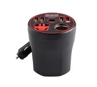 Adattatore Presa Auto a Presa Elettrica Inverter di potenza per auto 12V/24V a 220V Convertitore Presa Tipo-C Caricabatterie per 3.1A Multifunzione(2012 XL 1200V)