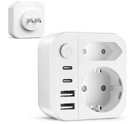 Adattatore presa Giapponese, 6 in 1 Adattatore Giappone da Viaggio
