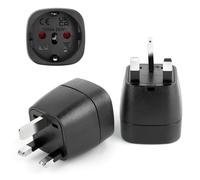 Adattatore Presa Inglese, 2 Pezzi Tipo G Adattatore Universale da Viaggio per Regno Unito, Irlanda, Dubai, Maldive