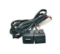 Adattatore Presa USB Porta USB Centrale Compatibile Con Mitsubishi Per Outlander 2023 Auto Caricabatterie Doppio QC3.0 Presa Ricarica Rapida Tipo C PD Ricarica Telefono