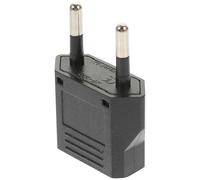 Adattatore Prese da Viaggio 6a 220v, Spina di Conversione Europeo Nero | Accessori da Viaggio Pratici, Struttura in Rame, Facile da Portare, per Uso Durante gli Spostamenti
