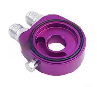 Adattatore Pressione Olio Motore Anti-Perdita Garantita(YB002 Purple) | Lega alluminio robusta, finitura liscia, tenuta perfetta, previene perdite olio, installazione universale
