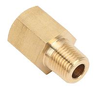 Adattatore Pressione Olio, Ottone 1/8 NPT Femmina a 1/8 BSPT Maschio Sensore Sensore Adattatore Filettatura Mittente Riduttore Turbo Manometro Linea di Alimentazione Sensore Pressione Olio Per Pressos