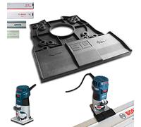 Adattatore professionale per binario di guida per Bosch GKF 600 per Makita/Bosch/Festool/Mafell Router di bordo fresatrice fresa per bordi